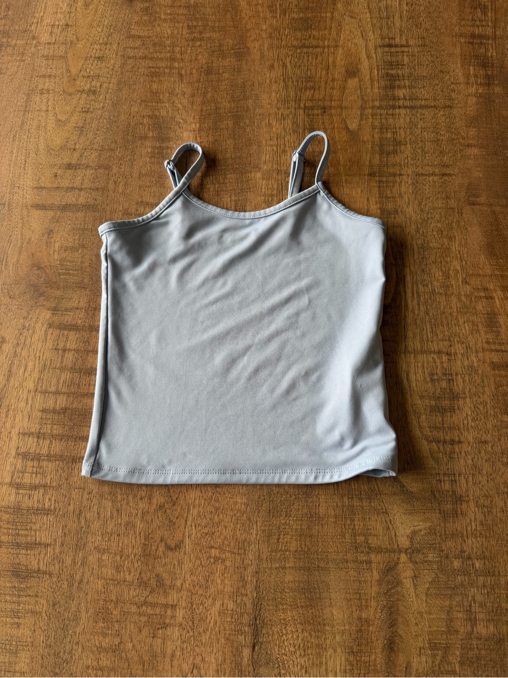 Girl’s Light Blue Tank with Spaghetti Straps